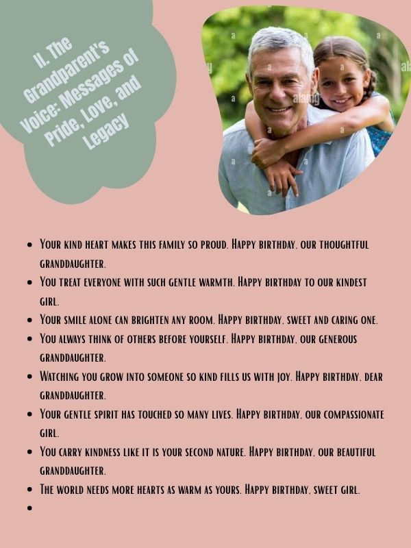 II. The Grandparent's Voice: Messages of Pride, Love, and Legacy
