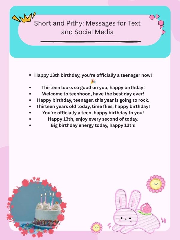 Short and Pithy: Messages for Text and Social Media