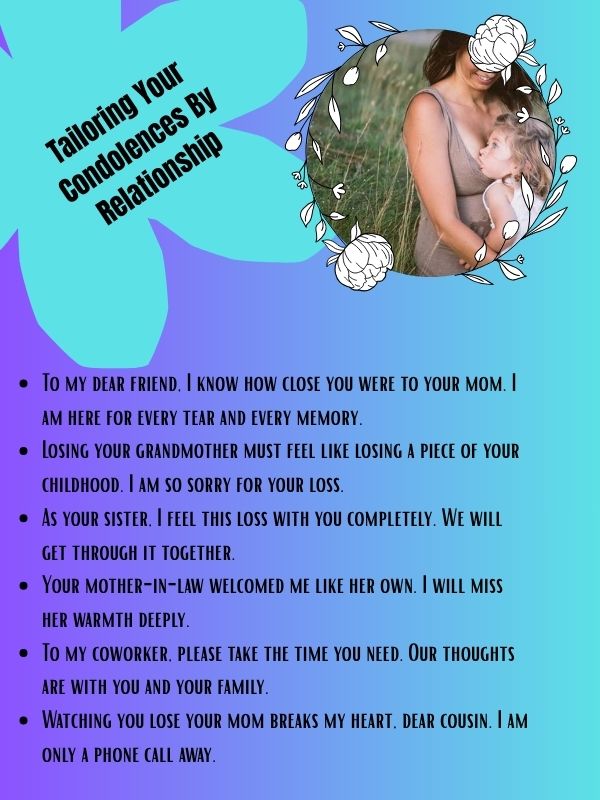 Tailoring Your Condolences By Relationship