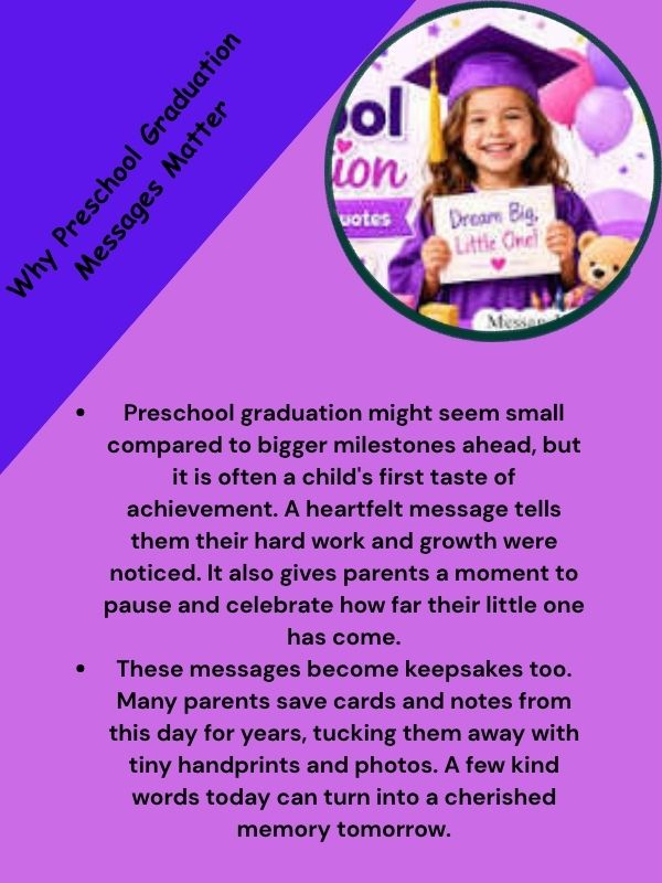Why Preschool Graduation Messages Matter