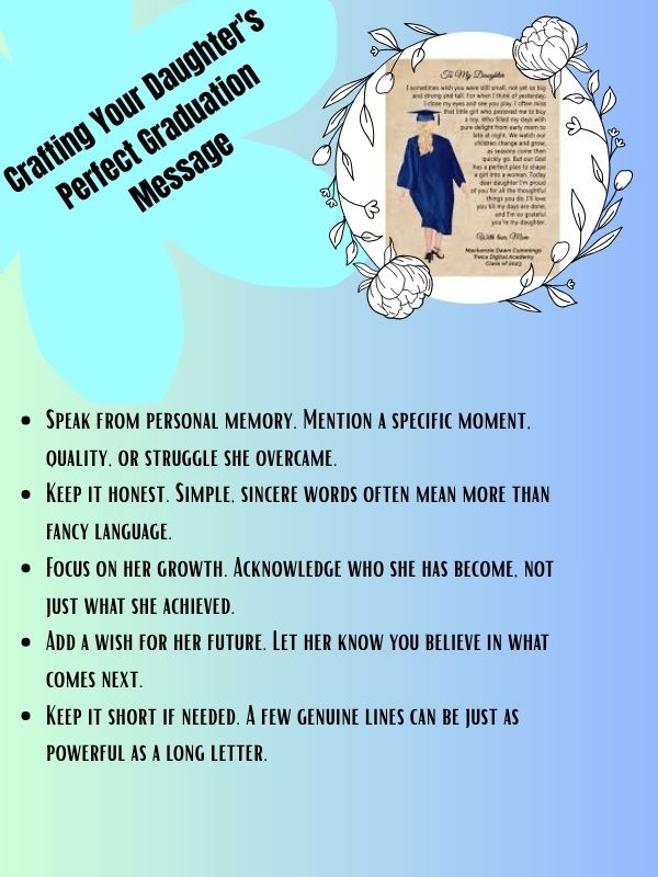 Crafting Your Daughter's Perfect Graduation Message