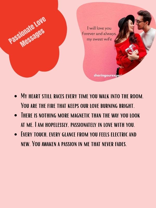 Passionate Love Messages