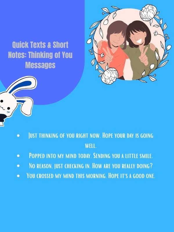Quick Texts & Short Notes: Thinking of You Messages